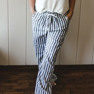 Comfortable Cotton Pants with Drawstring